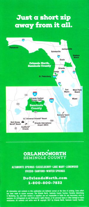 Seminole County CVB brochure thumbnail