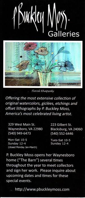 P Buckley Moss Galleries brochure thumbnail