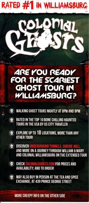 Colonial Ghosts brochure thumbnail