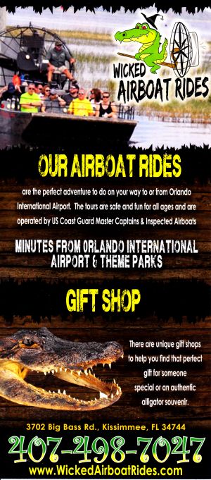 Wicked Airboat Rides brochure thumbnail
