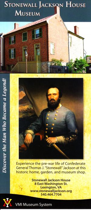 Stonewall Jackson House Museum brochure thumbnail