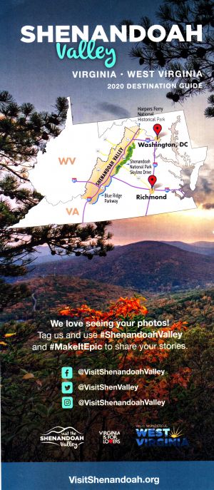 Shenandoah Valley Travel Guide brochure thumbnail