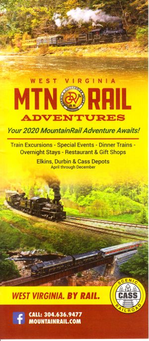 West Virginia Mountain Rail Adventures brochure thumbnail