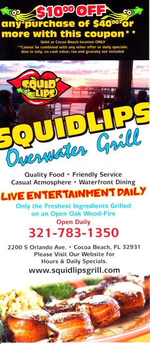 Squid Lips Overwater Grill brochure thumbnail