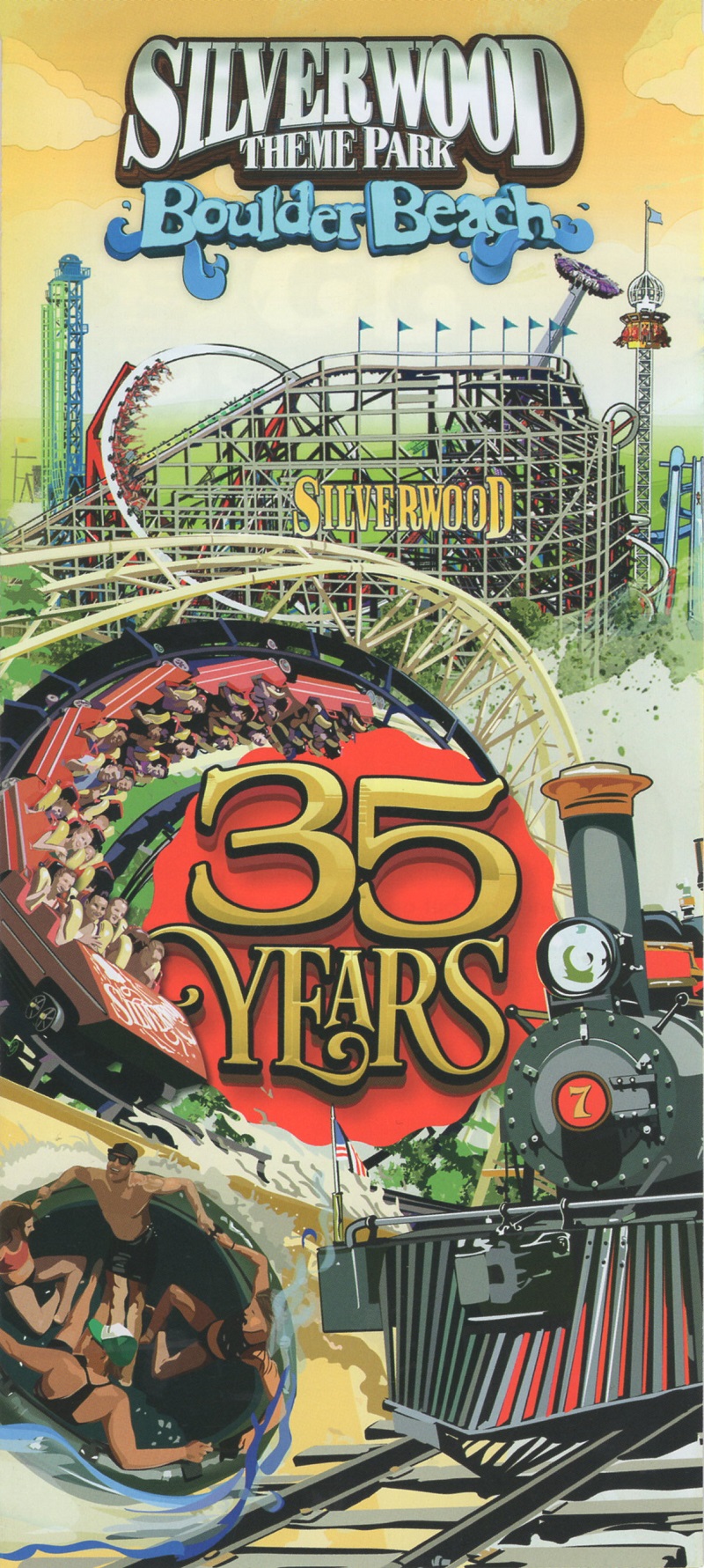 Silverwood Theme Park brochure full size
