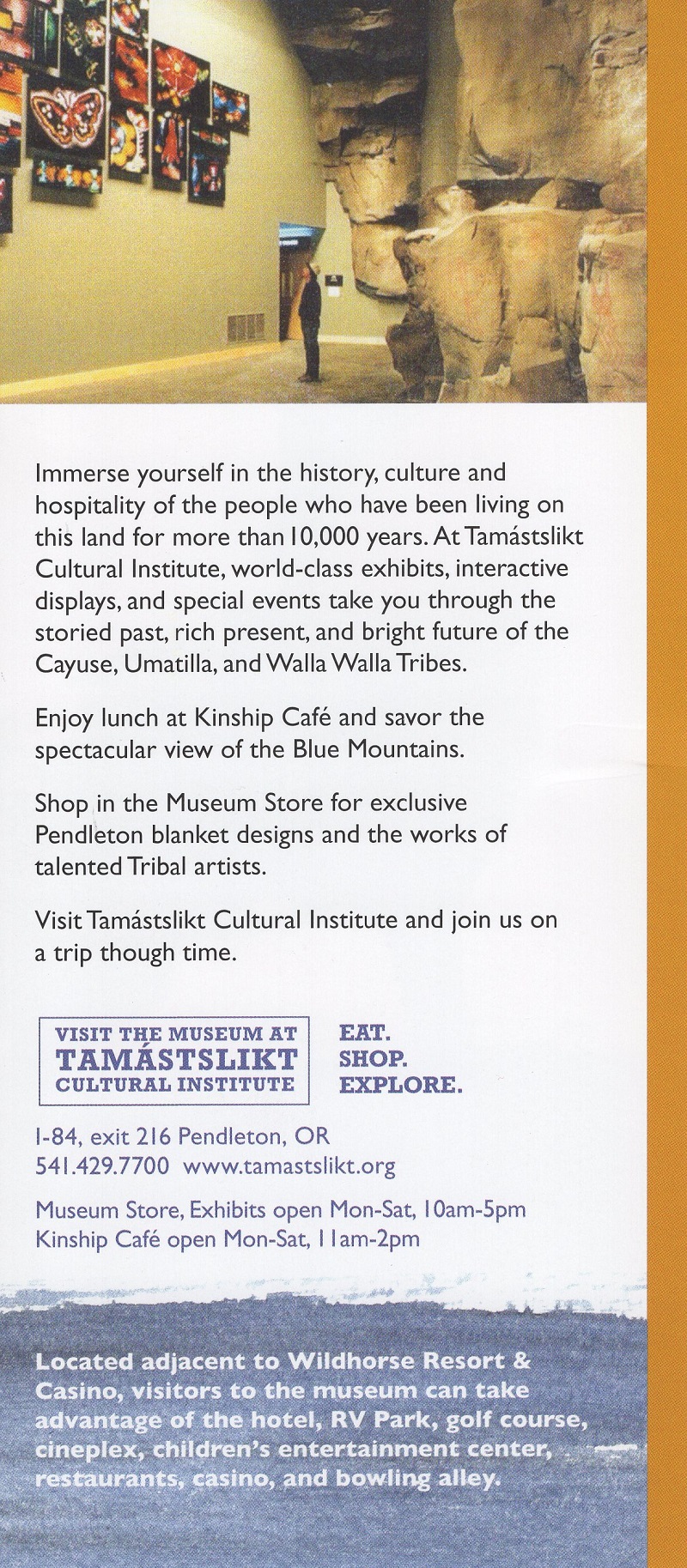 Tamastslikt Cultural Institute brochure thumbnail